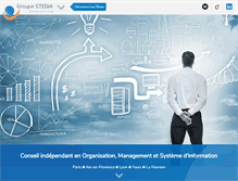 Tablet Screenshot of groupe-stedia.com